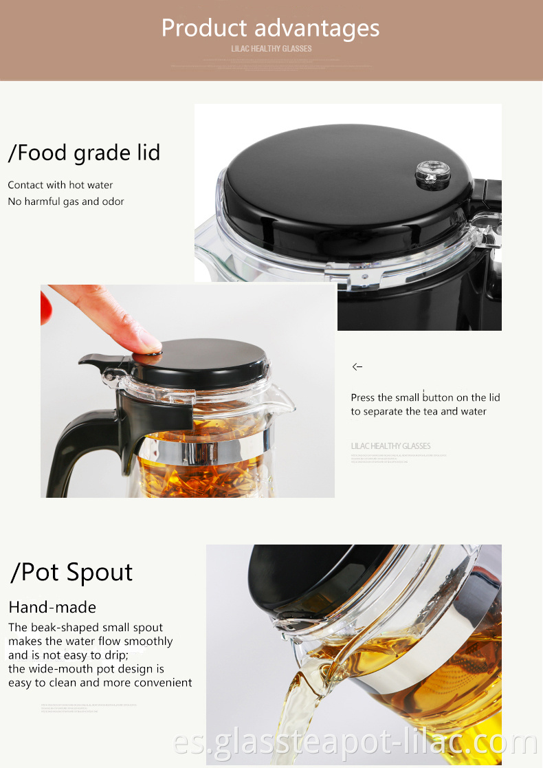 Glass Teapot Heat Resistant 3